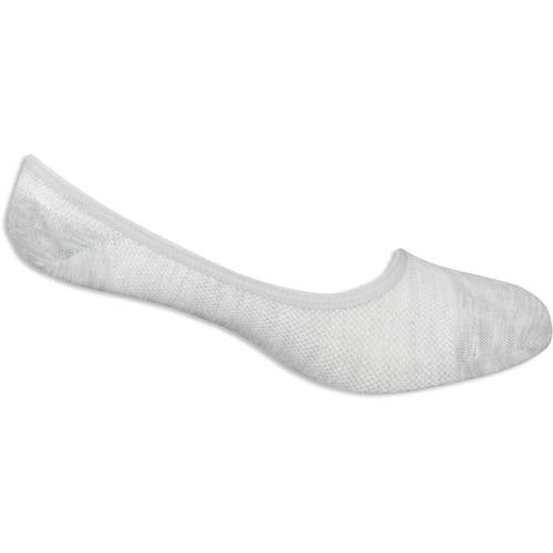Fruit of the Loom Mens Invisible No Show Breathable Liner Socks 4 Pack